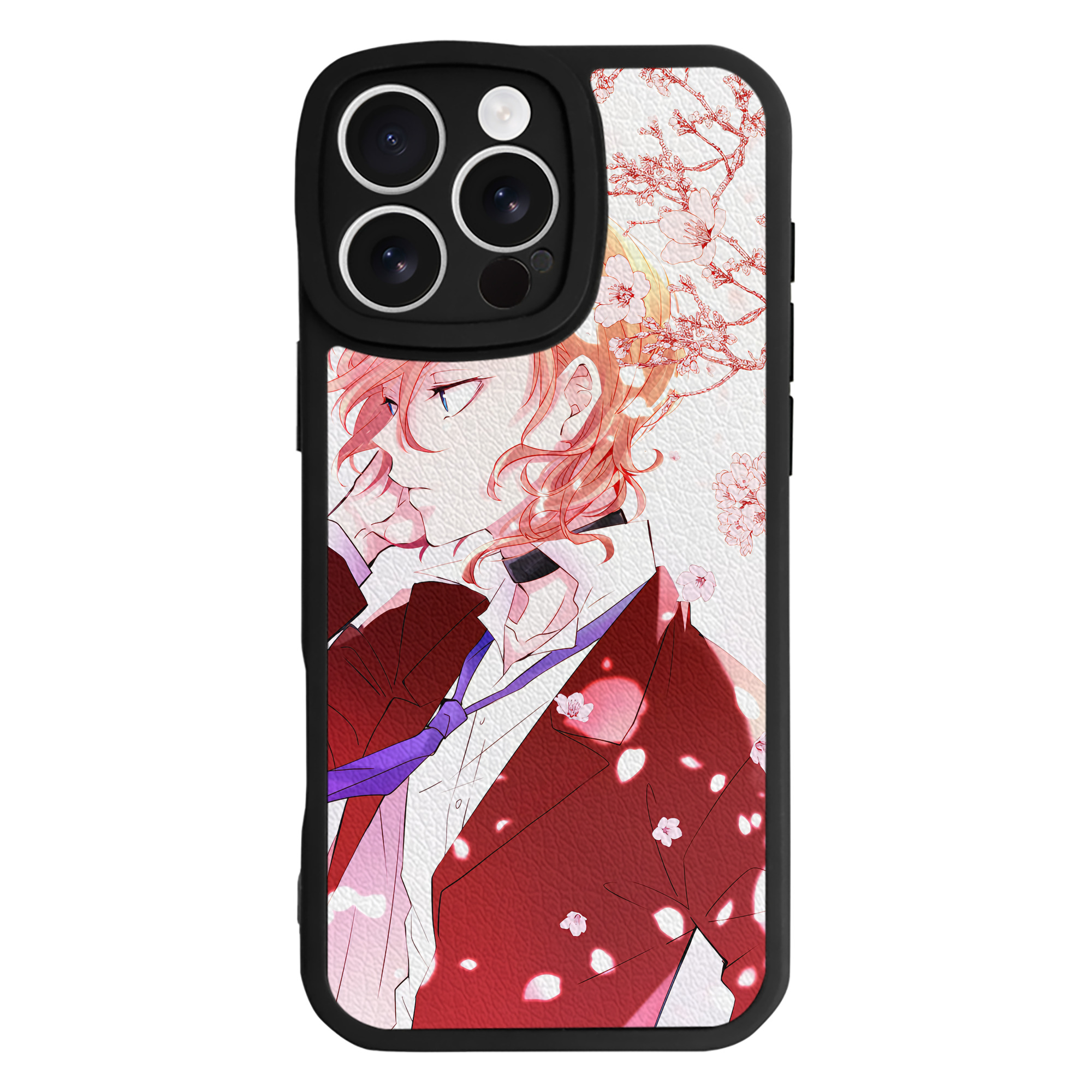 （画像用） 文豪ストレイドッグス Bungo Stray Dogs 【iPhone 16シリーズ対応】シリコンスマホケース（レザー調） 材質：シリコン